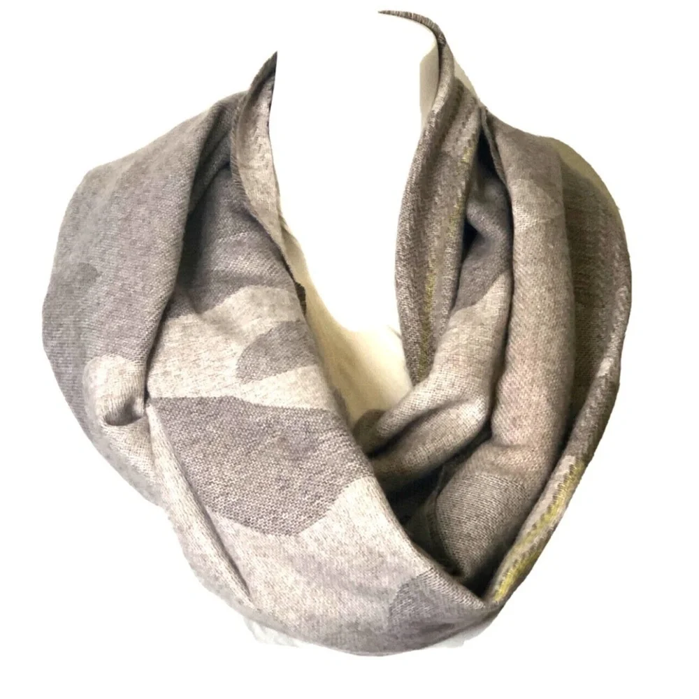 Gap Scarf Wrap Oversized Tan Touch Of Yellow Very Soft Wrap